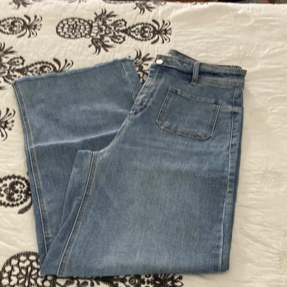 Oat New York Light Blue Straight Leg Jeans